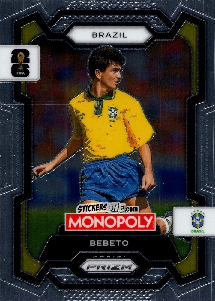 Cromo Bebeto - Monopoly Prizm Fifa World Cup 26 n. 20 - Panini
