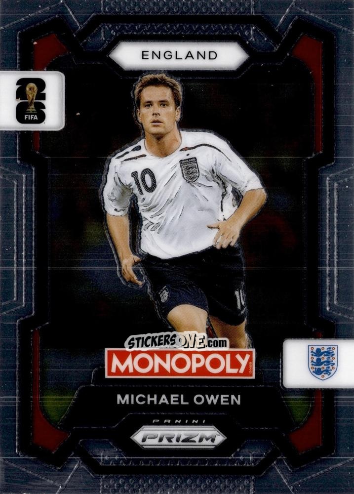 Sticker Michael Owen - Monopoly Prizm Fifa World Cup 26 n. 26 - Panini