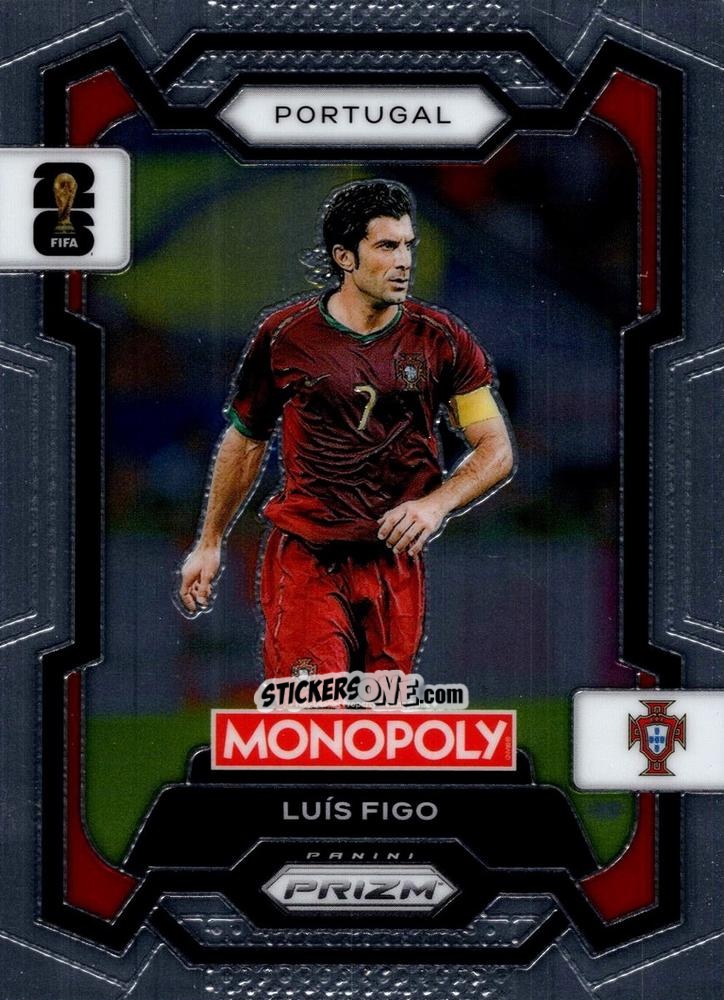 Figurina Luis Figo - Monopoly Prizm Fifa World Cup 26 n. 31 - Panini