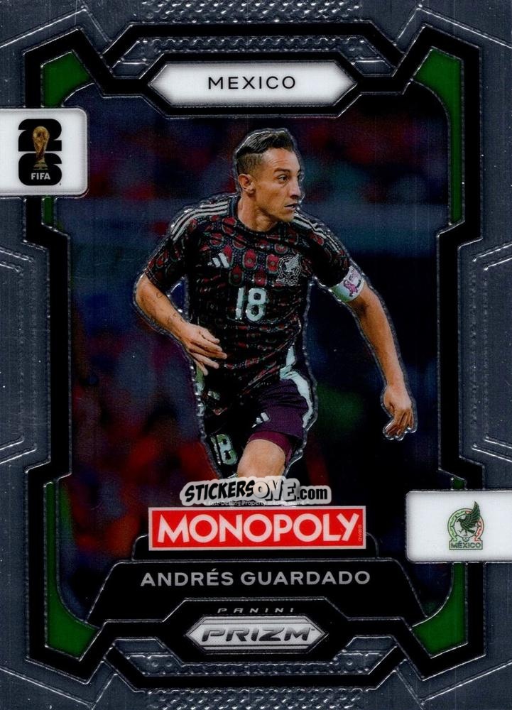 Cromo Andrés Guardado - Monopoly Prizm Fifa World Cup 26 n. 55 - Panini