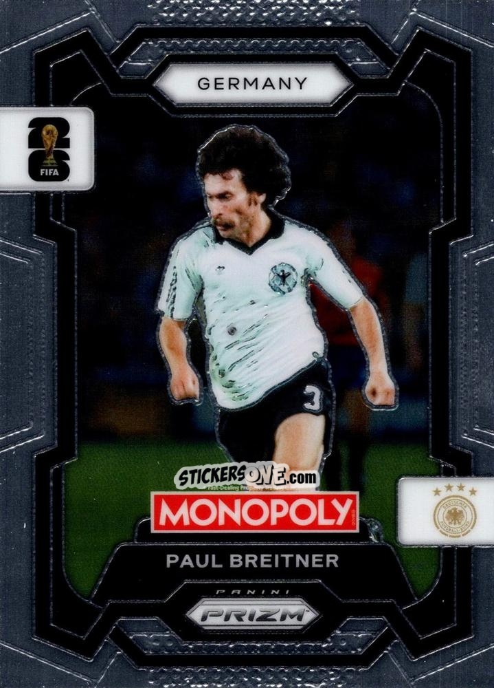 Cromo Paul Breitner - Monopoly Prizm Fifa World Cup 26 n. 63 - Panini
