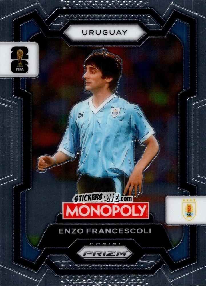 Cromo Enzo Francescoli - Monopoly Prizm Fifa World Cup 26 n. 69 - Panini