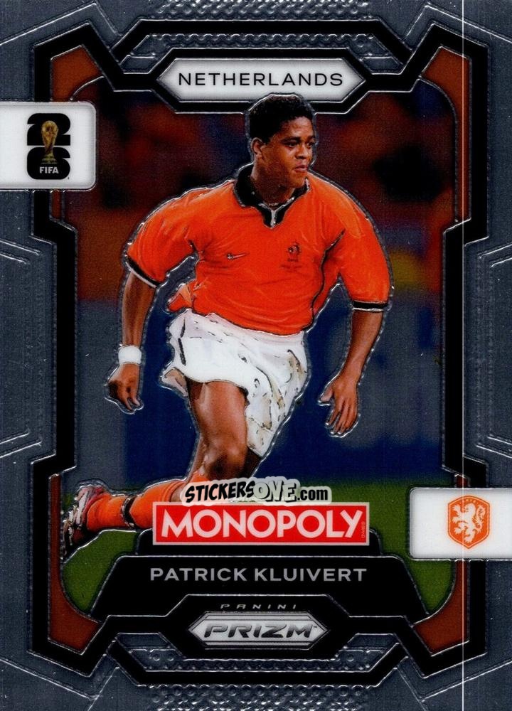 Figurina Patrick Kluivert - Monopoly Prizm Fifa World Cup 26 n. 72 - Panini