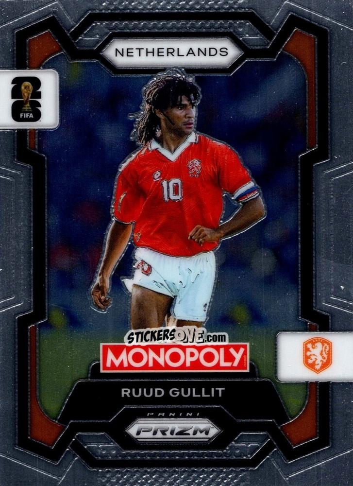 Figurina Ruud Gullit - Monopoly Prizm Fifa World Cup 26 n. 75 - Panini