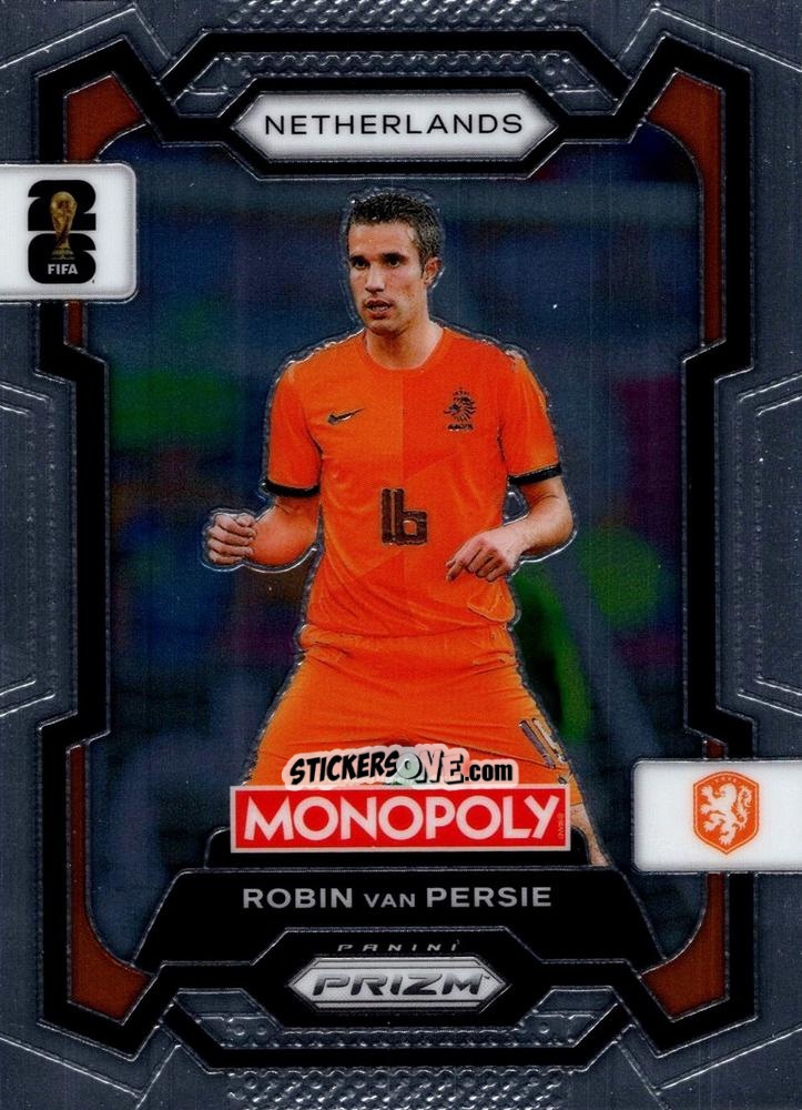 Sticker Robin van Persie - Monopoly Prizm Fifa World Cup 26 n. 76 - Panini