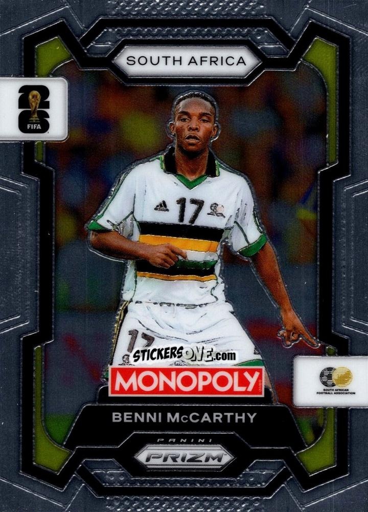 Figurina Benni McCarthy - Monopoly Prizm Fifa World Cup 26 n. 80 - Panini