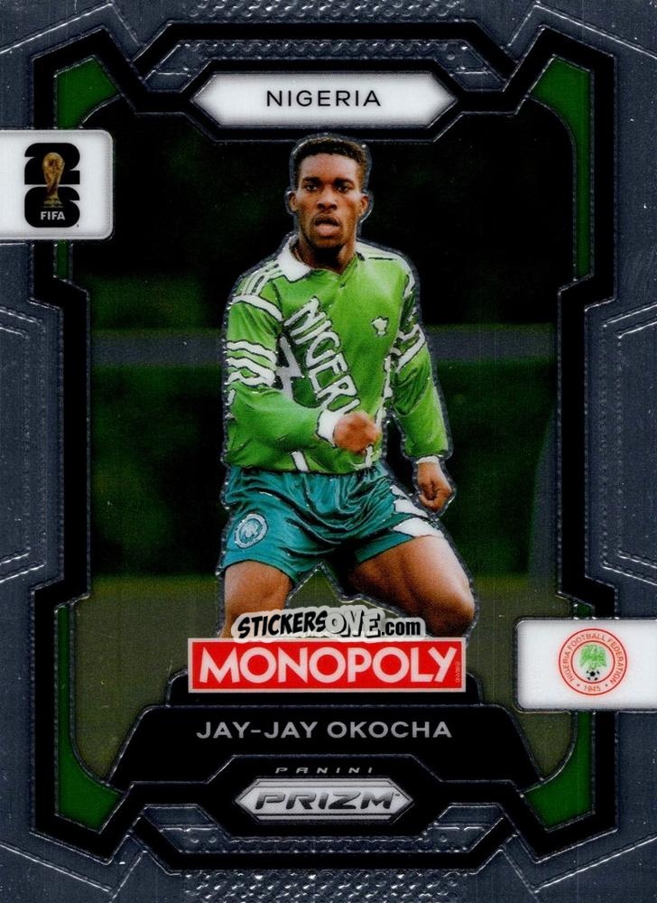 Cromo Jay-Jay Okocha - Monopoly Prizm Fifa World Cup 26 n. 82 - Panini