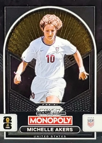 Cromo Michelle Akers - Monopoly Prizm Fifa World Cup 26 n. 90 - Panini