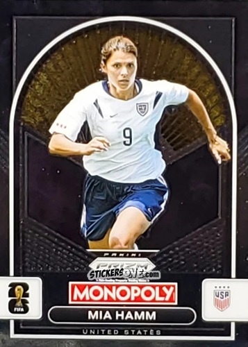 Cromo Mia Hamm - Monopoly Prizm Fifa World Cup 26 n. 91 - Panini
