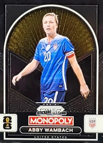 Cromo Abby Wambach - Monopoly Prizm Fifa World Cup 26 n. 92 - Panini