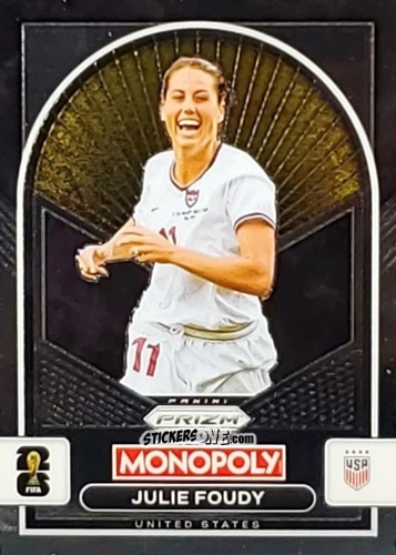 Figurina Julie Foudy - Monopoly Prizm Fifa World Cup 26 n. 93 - Panini