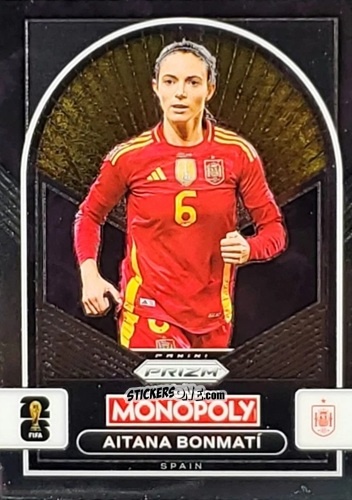 Sticker Aitana Bonmatí - Monopoly Prizm Fifa World Cup 26 n. 99 - Panini