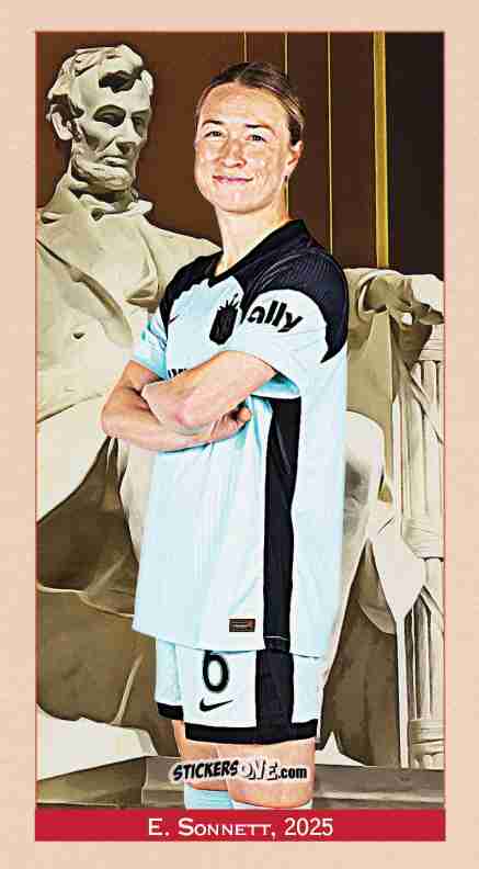 Sticker Emily Sonnett - Parkside Club and Country 2025
 n. ALM3 - Parkside