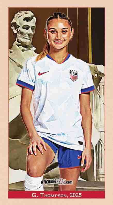 Cromo Gisele Thompson - Parkside Club and Country 2025
 n. ALM5 - Parkside