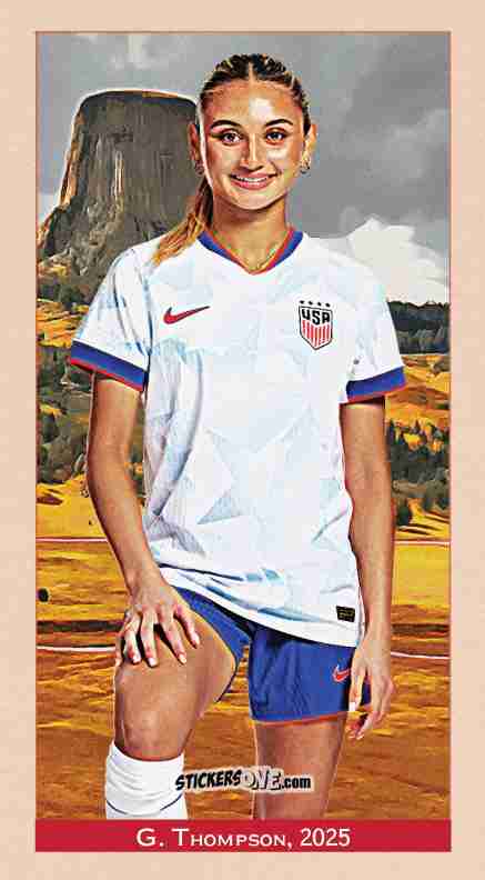 Sticker Gisele Thompson - Parkside Club and Country 2025
 n. AMV5 - Parkside
