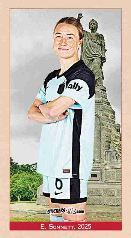 Sticker Emily Sonnett - Parkside Club and Country 2025
 n. ANMF3 - Parkside