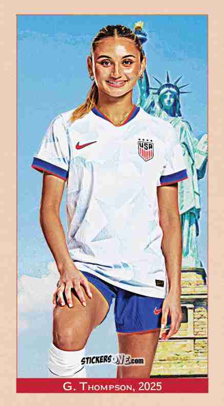 Cromo Gisele Thompson - Parkside Club and Country 2025
 n. ASL5 - Parkside