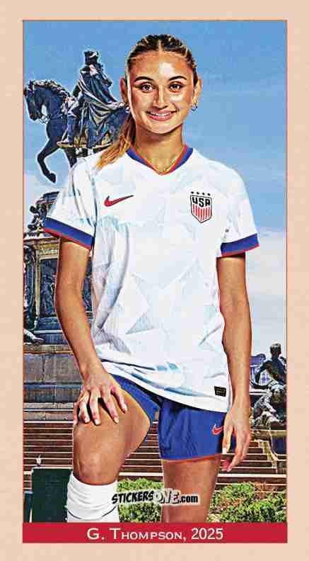 Cromo Gisele Thompson - Parkside Club and Country 2025
 n. AWM5 - Parkside