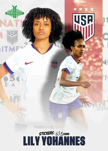 Cromo Lily Yohannes - Parkside Club and Country 2025
 n. 6 - Parkside