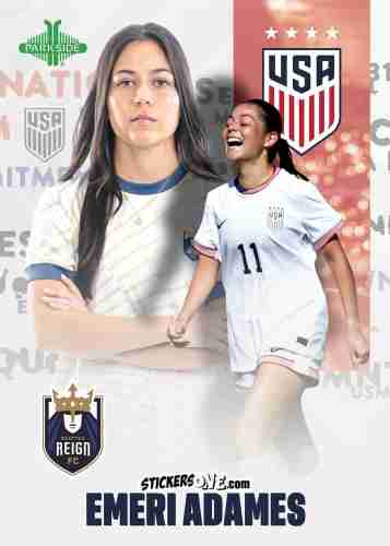 Sticker Emeri Adames - Parkside Club and Country 2025
 n. 33 - Parkside