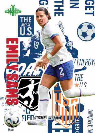 Sticker Emily Sams - Parkside Club and Country 2025
 n. CO4 - Parkside