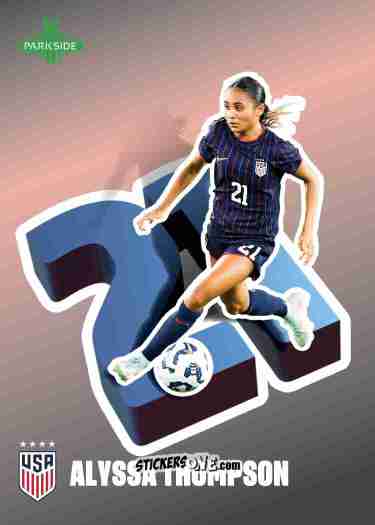 Cromo Alyssa Thompson - Parkside Club and Country 2025
 n. N15 - Parkside
