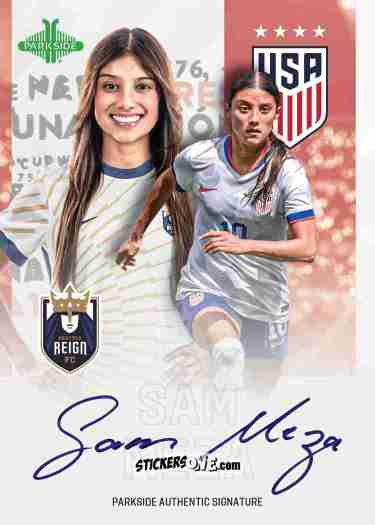Cromo Sam Meza - Parkside Club and Country 2025
 n. CCS-SM - Parkside