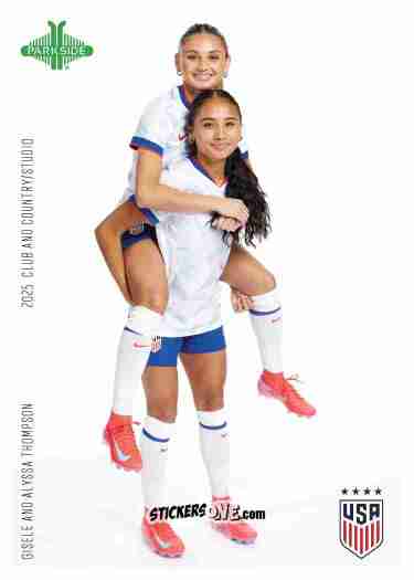 Cromo Gisele Thompson/Alyssa Thompson - Parkside Club and Country 2025
 n. ST3 - Parkside