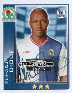 Figurina El-Hadji Diouf - Premier League Inglese 2009-2010 - Topps