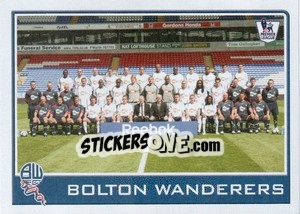 Figurina Bolton Wanderers team - Premier League Inglese 2009-2010 - Topps