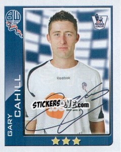 Sticker Gary Cahill - Premier League Inglese 2009-2010 n. 91 - Topps