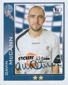 Sticker Gavin McCann - Premier League Inglese 2009-2010 - Topps