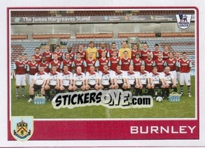Figurina Burnley team - Premier League Inglese 2009-2010 - Topps