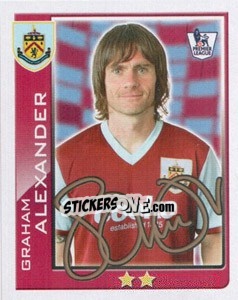 Sticker Graham Alexander - Premier League Inglese 2009-2010 - Topps