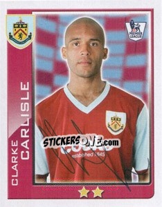 Sticker Clarke Carlisle - Premier League Inglese 2009-2010 - Topps