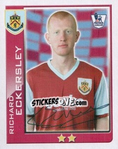 Figurina Richard Eckersley - Premier League Inglese 2009-2010 - Topps