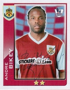 Sticker Andre Bikey - Premier League Inglese 2009-2010 n. 117 - Topps