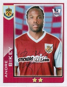 Sticker Andre Bikey - Premier League Inglese 2009-2010 - Topps