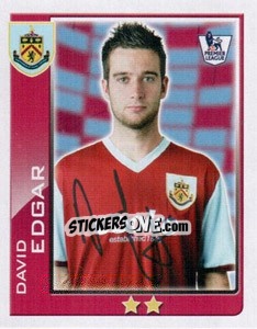 Cromo David Edgar - Premier League Inglese 2009-2010 - Topps