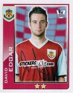 Sticker David Edgar - Premier League Inglese 2009-2010 n. 119 - Topps