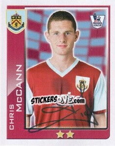 Sticker Chris McCann - Premier League Inglese 2009-2010 n. 122 - Topps