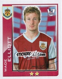 Sticker Wade Elliott - Premier League Inglese 2009-2010 n. 123 - Topps