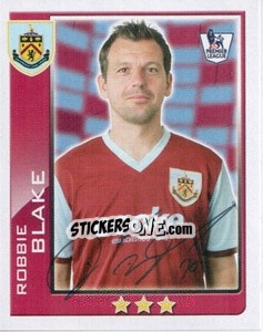 Figurina Robbie Blake - Premier League Inglese 2009-2010 - Topps