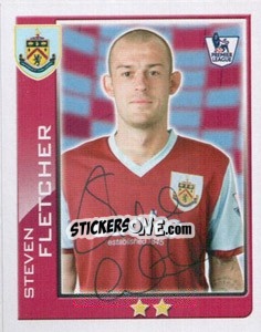 Sticker Steven Fletcher - Premier League Inglese 2009-2010 n. 127 - Topps
