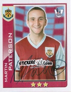 Sticker Martin Paterson - Premier League Inglese 2009-2010 n. 128 - Topps