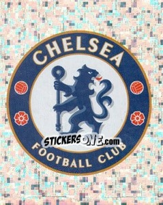 Figurina Chelsea logo - Premier League Inglese 2009-2010 - Topps