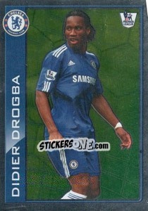 Sticker Star player - Didier Drogba - Premier League Inglese 2009-2010 n. 131 - Topps