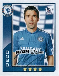 Figurina Deco - Premier League Inglese 2009-2010 - Topps