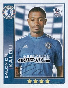 Sticker Salomon Kalou - Premier League Inglese 2009-2010 n. 147 - Topps