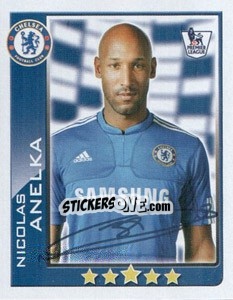 Sticker Nicolas Anelka - Premier League Inglese 2009-2010 n. 149 - Topps